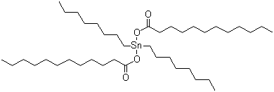Bis(lauroyloxy)dioctyltin molecular structure (CAS 3648-18-8)