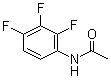 structure of CAS# 365-29-7, 2',3',4'-Trifluoroacetanilide;N-(2,3,4-Trifluorophenyl)acetamide
