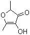 structure of CAS# 3658-77-3, 4-Hydroxy-2,5-dimethyl-3(2H)furanone;Furaneol; Strawberry furanone; 2,5-Dimethyl-4-hydroxy-3[2H]-furanone