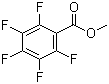 structure of CAS# 36629-42-2, Methyl pentafluorobenzoate;2,3,4,5,6-Pentafluorobenzoic acid methyl ester