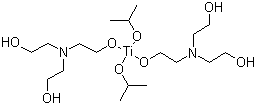 Titanium bis(triethanolamine)diisopropoxide molecular structure (CAS 36673-16-2)