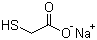 Sodium thioglycolate molecular structure (CAS 367-51-1)