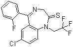Quazepam molecular structure (CAS 36735-22-5)