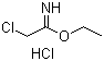 structure of CAS# 36743-66-5, Ethyl 2-chloroacetimidate hydrochloride;2-Chloroethanimidic acid ethyl ester hydrochloride; Chloroacetimidic acid ethyl ester hydrochloride