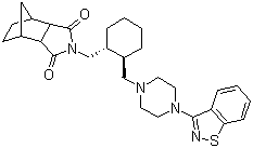 结构式 CAS# 367514-87-2, 鲁拉西酮