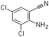 structure of CAS# 36764-94-0, 2-Amino-3,5-dichlorobenzonitrile
