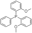 双(2-甲氧基苯基)苯基膦分子结构 (CAS 36802-41-2)