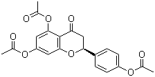 结构式 CAS# 3682-04-0, 三乙酸柚皮素酯