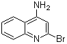 结构式 CAS# 36825-35-1, 4-氨基-2-溴喹啉