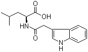N-(3-Indolylacetyl)-L-leucine molecular structure (CAS 36838-63-8)