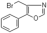 structure of CAS# 368869-94-7, 4-(Bromomethyl)-5-phenyl-1,3-oxazole