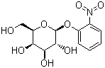 结构式 CAS# 369-07-3, 2-硝基苯-beta-D-半乳糖苷