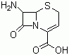 结构式 CAS# 36923-17-8, 7-氨基-3-无-3-头孢环-4-羧酸; 7-氨基-8-氧代-5-硫杂-1-氮杂双环[4.2.0]辛-2-烯-2-甲酸; 7-ANCA