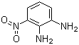 结构式 CAS# 3694-52-8, 3-硝基邻苯二胺; 3-硝基-1,2-苯二胺