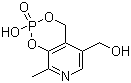 Pyridoxine cyclic phosphate molecular structure (CAS 36944-85-1)