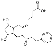 15-氧代拉坦前列素酸分子结构 (CAS 369585-22-8)