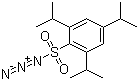 2,4,6-Triisopropylbenzene-sulfonyl azide molecular structure (CAS 36982-84-0)