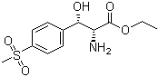 D-threo-beta-Methylsulfonylphenylserine ethyl ester molecular structure (CAS 36983-12-7)