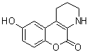 结构式 CAS# 370586-05-3, 1,2,3,4-四氢-9-羟基-5H-[1]苯并吡喃并[3,4-b]吡啶-5-酮