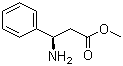 structure of CAS# 37088-67-8, Methyl (R)-3-amino-3-phenylpropanoate;(R)-3-Amino-3-phenylpropionic acid methyl ester