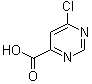 6-Chloro-4-pyrimidinecarboxylic acid molecular structure (CAS 37131-91-2)
