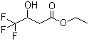 结构式 CAS# 372-30-5, 3-羟基-4,4,4-三氟丁酸乙酯
