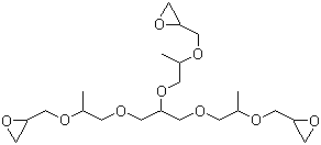 甘油三丙氧基三缩水甘油醚分子结构 (CAS 37237-76-6)