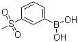 结构式 CAS# 373384-18-0, 3-甲磺酰基苯硼酸