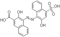 structure of CAS# 3737-95-9, Calconcarboxylic acid;3-Hydroxy-4-(2-hydroxy-4-sulfo-1-naphthylazo)naphthalene-2-carboxylic acid