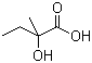 2-Hydroxy-2-methylbutyric acid  molecular structure (CAS 3739-30-8)