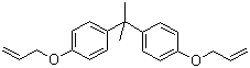 结构式 CAS# 3739-67-1, 双酚 A 双烯丙基醚; 双酚 A 二烯丙基醚