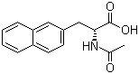 structure of CAS# 37440-01-0, (R)-N-Acetyl-2-naphthylalanine;(R)-2-Acetamido-3-(naphthalen-2-yl)propanoic acid