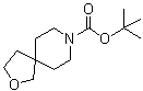 结构式 CAS# 374794-96-4, 2-氧杂-8-氮杂螺[4.5]癸烷-8-羧酸叔丁酯