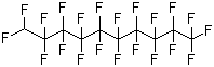 structure of CAS# 375-97-3, 1H-Perfluorodecane;1-Hydroperfluorodecane; 1H-Henicosafluoro-n-decane