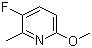 2-Methoxy-5-fluoro-6-methylpyridine molecular structure (CAS 375368-86-8)