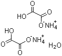 Ammonium hydrogen oxalate hemihydrate molecular structure (CAS 37541-72-3)
