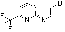structure of CAS# 375857-65-1, 3-Bromo-7-(trifluoromethyl)imidazo[1,2-a]pyrimidine