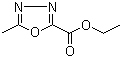 结构式 CAS# 37641-36-4, 5-甲基-1,3,4-噁二唑-2-羧酸乙酯