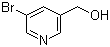 3-Bromo-5-hydroxymethylpyridine molecular structure (CAS 37669-64-0)