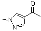 结构式 CAS# 37687-18-6, 1-甲基-4-乙酰基吡唑