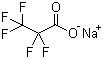 structure of CAS# 378-77-8, Sodium pentafluoropropionate;2,2,3,3,3-Pentafluoropropanoic acid sodium salt