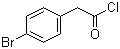 4-Bromophenylacetyl chloride molecular structure (CAS 37859-24-8)