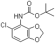 structure of CAS# 379229-84-2, tert-Butyl (5-chloro-1,3-benzodioxol-4-yl)carbamate