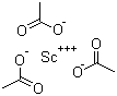 structure of CAS# 3804-23-7, Scandium acetate;Scandium(III) acetate