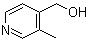 structure of CAS# 38070-73-4, 3-Methyl-4-pyridinemethanol;4-(Hydroxymethyl)-3-methylpyridine