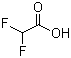 Difluoroacetic acid molecular structure (CAS 381-73-7)