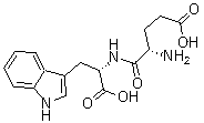 结构式 CAS# 38101-59-6, L-谷氨酰-L-色氨酸
