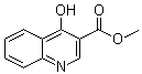 structure of CAS# 38113-86-9, 4-Hydroxy-3-quinolinecarboxylic acid methyl ester;NSC 131273