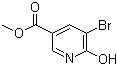 结构式 CAS# 381247-99-0, 5-溴-6-羟基烟酸甲酯
