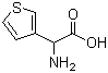 结构式 CAS# 38150-49-1, 3-噻吩基甘氨酸; DL-2-(噻吩-3-基)甘氨酸